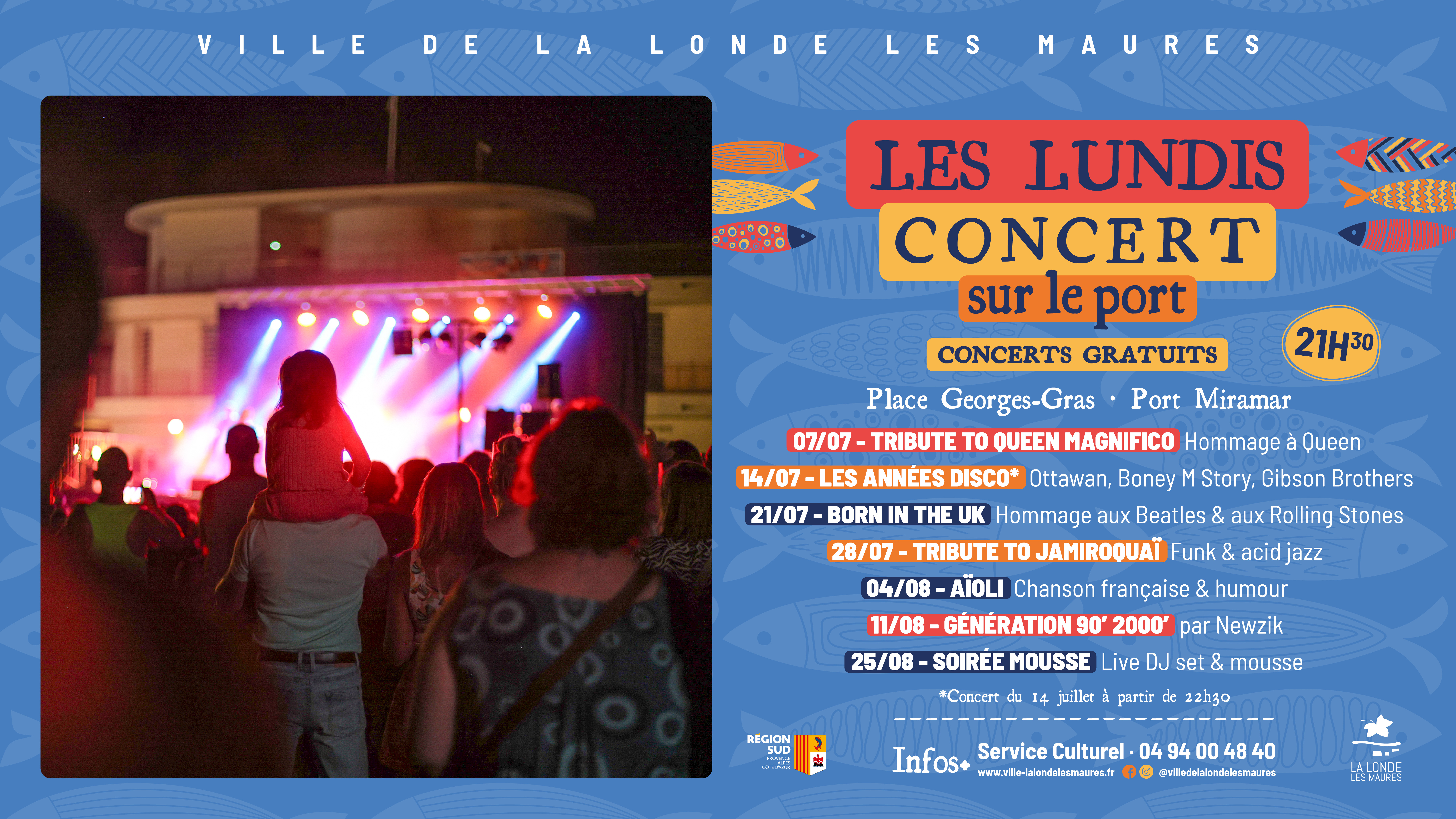 AGENDA CONCERT SUR LE PORT GENERIQUE