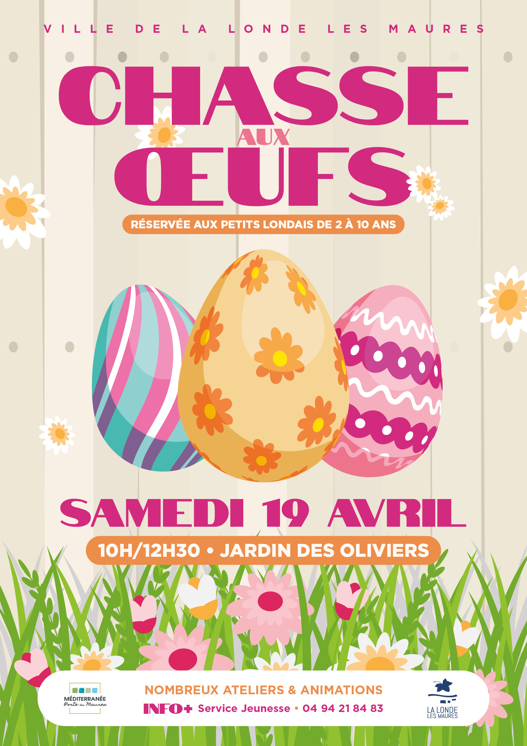 CHASSE OEUFS PAQUES 2024