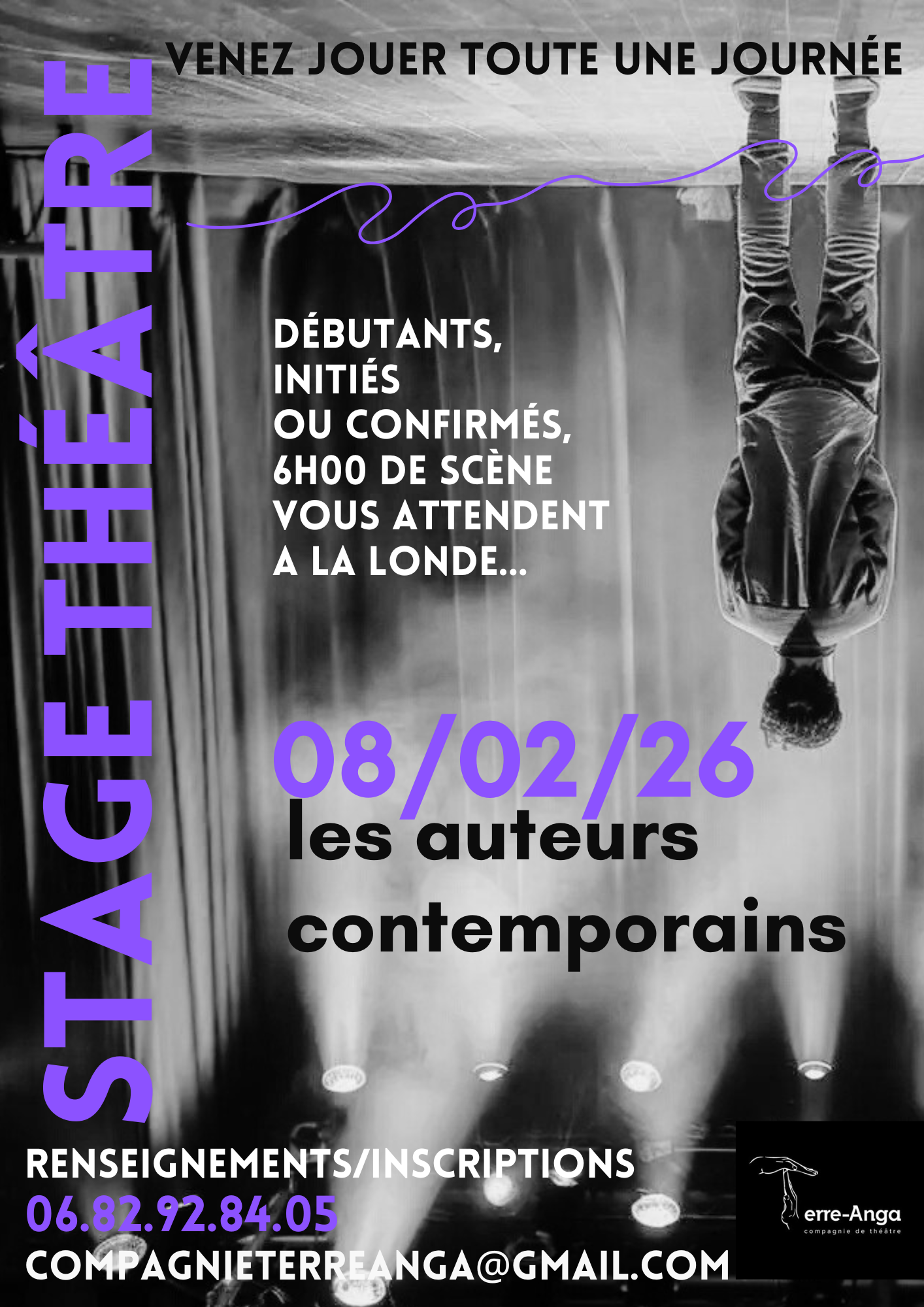 les auteurs contemporains. stage théâtre février