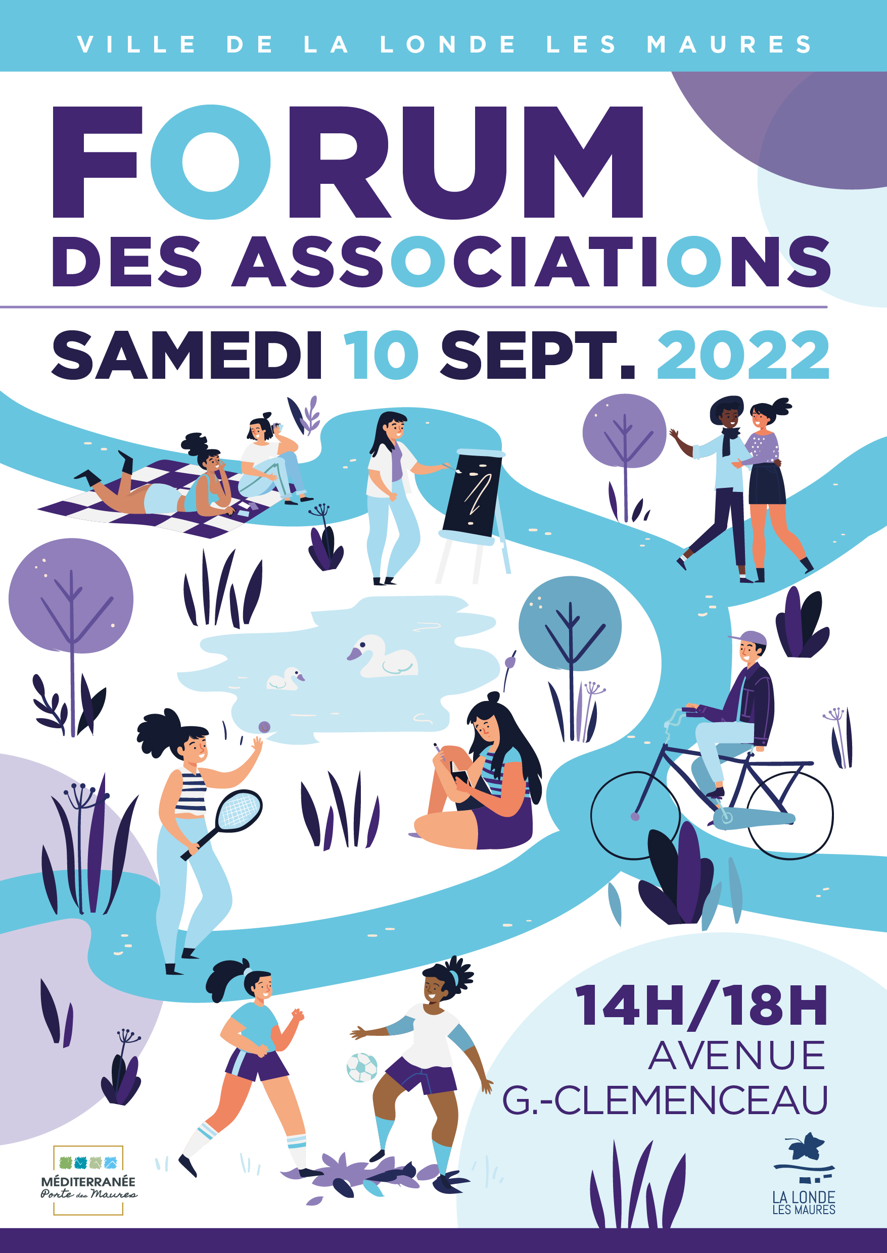 AFFICHE FORUM DES ASSOCIATIONS LA LONDE 2021