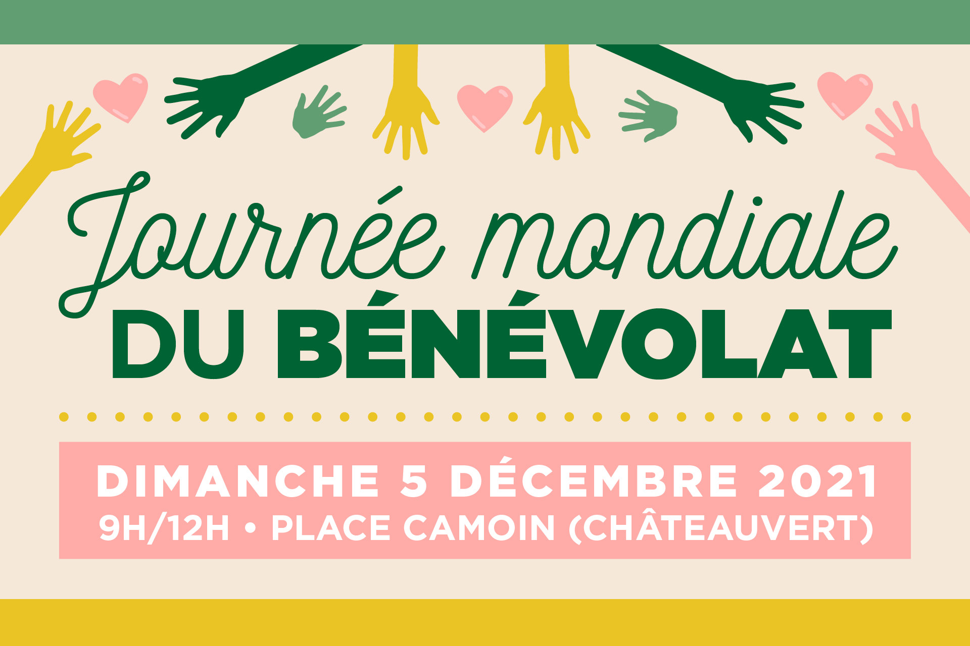 Journée mondiale du bénévolat-MANIFESTATION