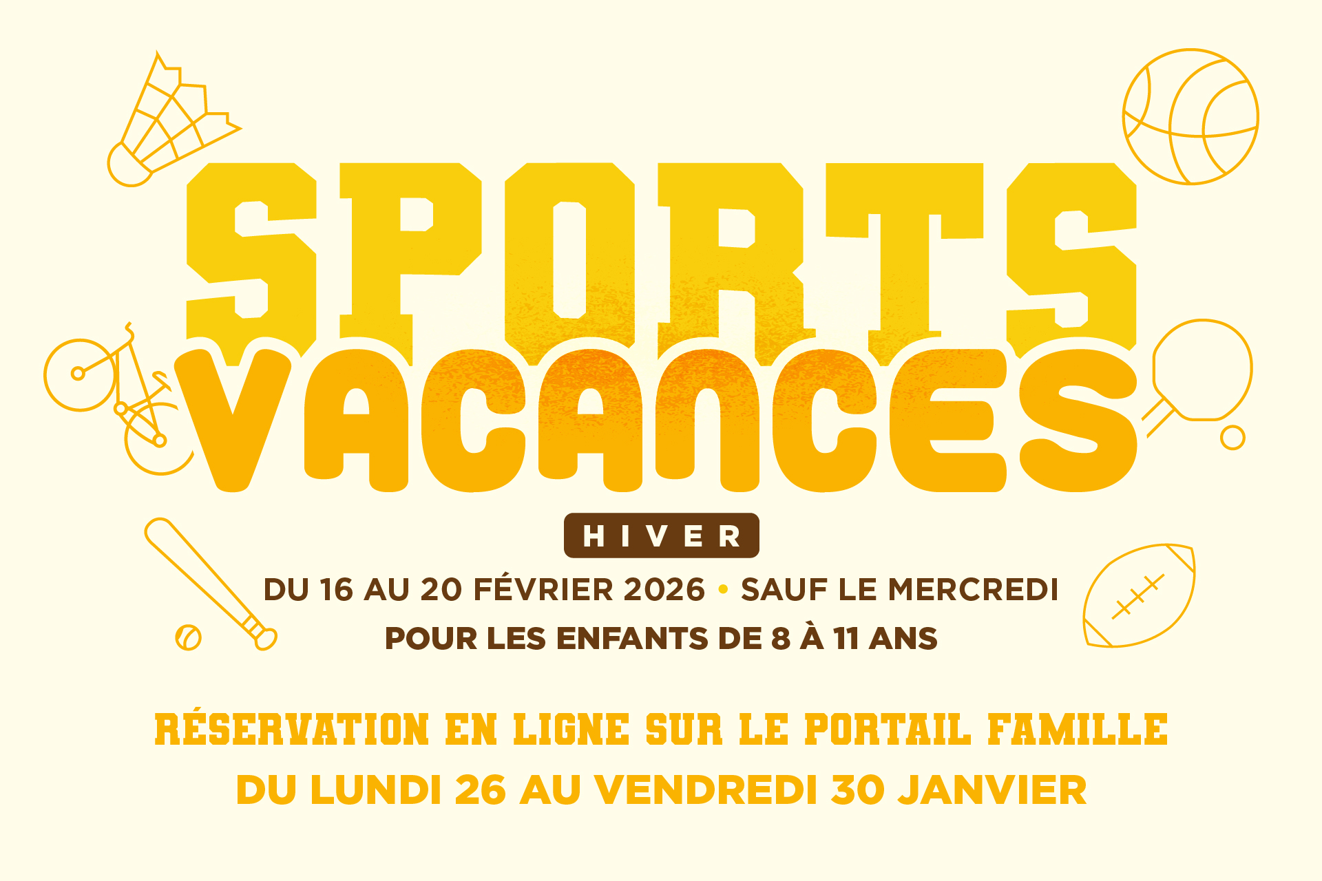 SPORTSVACANCES HIVER 2026