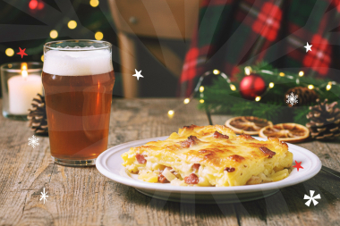 Apéro tartiflette et bière de Noël